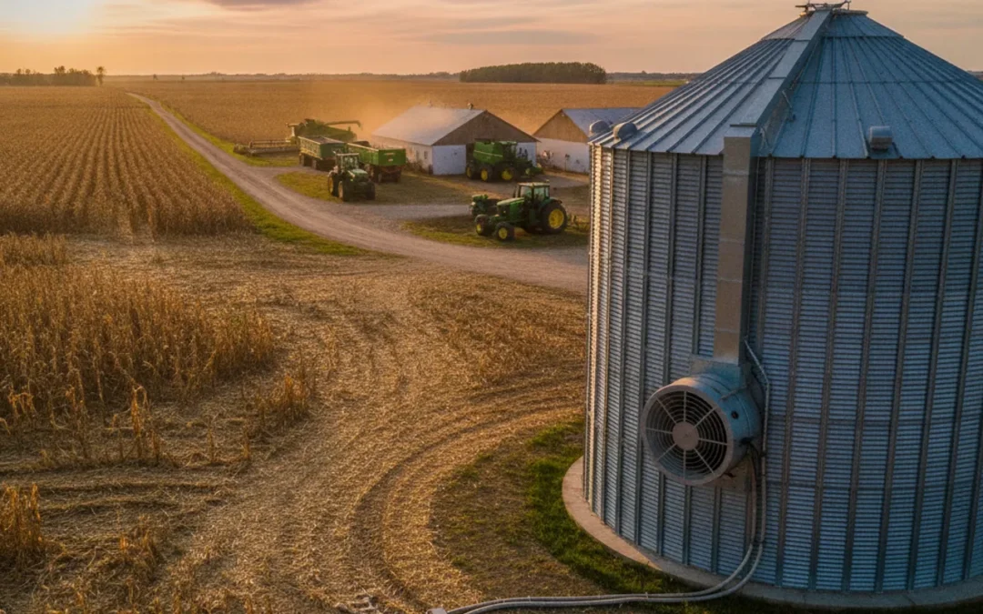 Grain Bin Moisture Control Systems for Mid-Size Farms