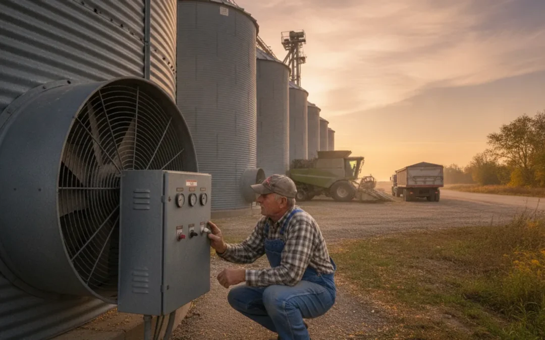 The Best Grain Bin Fan Control for Corn Storage Conditions